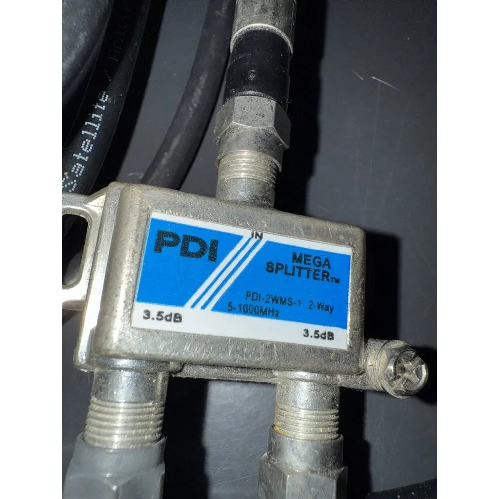 PDI Mega Splitter 2-Way Coax Splitter Dish Network & Rocketfish Digital Cables